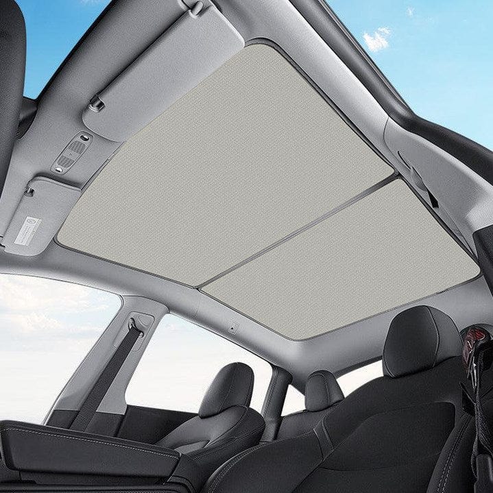 Split Glass Roof Sunshade for Tesla Model Y 2020-2024