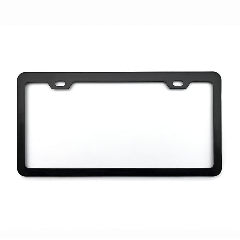 Black License Plate Frame for Tesla (2pcs)