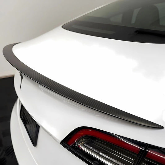 Dry Carbon Fiber Spoiler Performance Style for Tesla Model Y